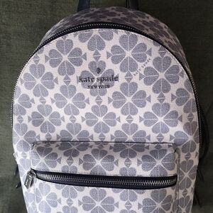 Kate Spade Blue & White Backpack